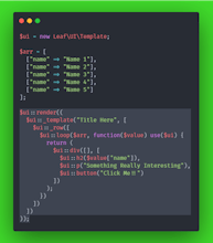 Leaf UI gallery image