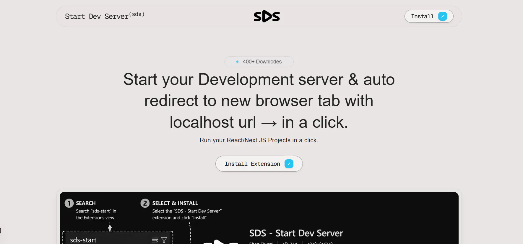 SDS - Start Dev Server gallery image