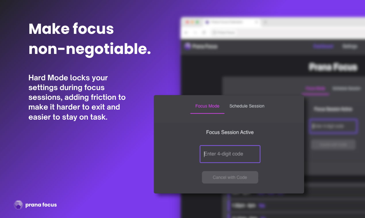 Focus Prana - Blocca i siti Web di distrazione.Reindirizza la tua attenzione. media 4