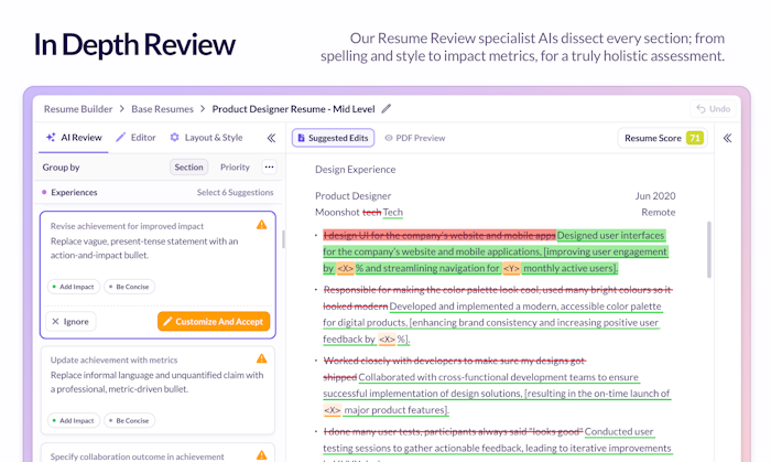 Huntr AI Resume Review & Tailor产品图