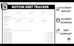 Notion Debt Tracker media 1