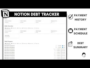 Notion Debt Tracker gallery image
