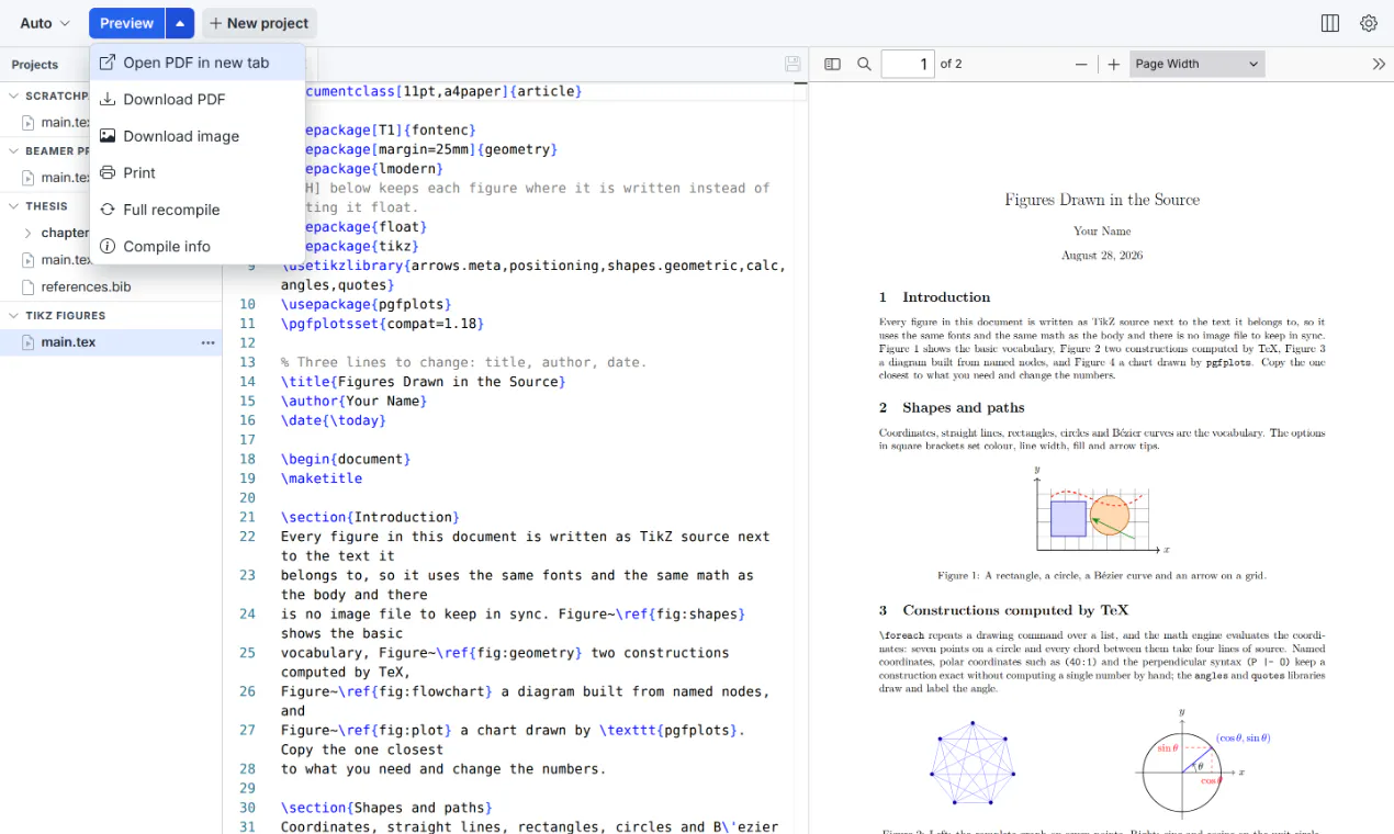 LaTeX to Image gallery image