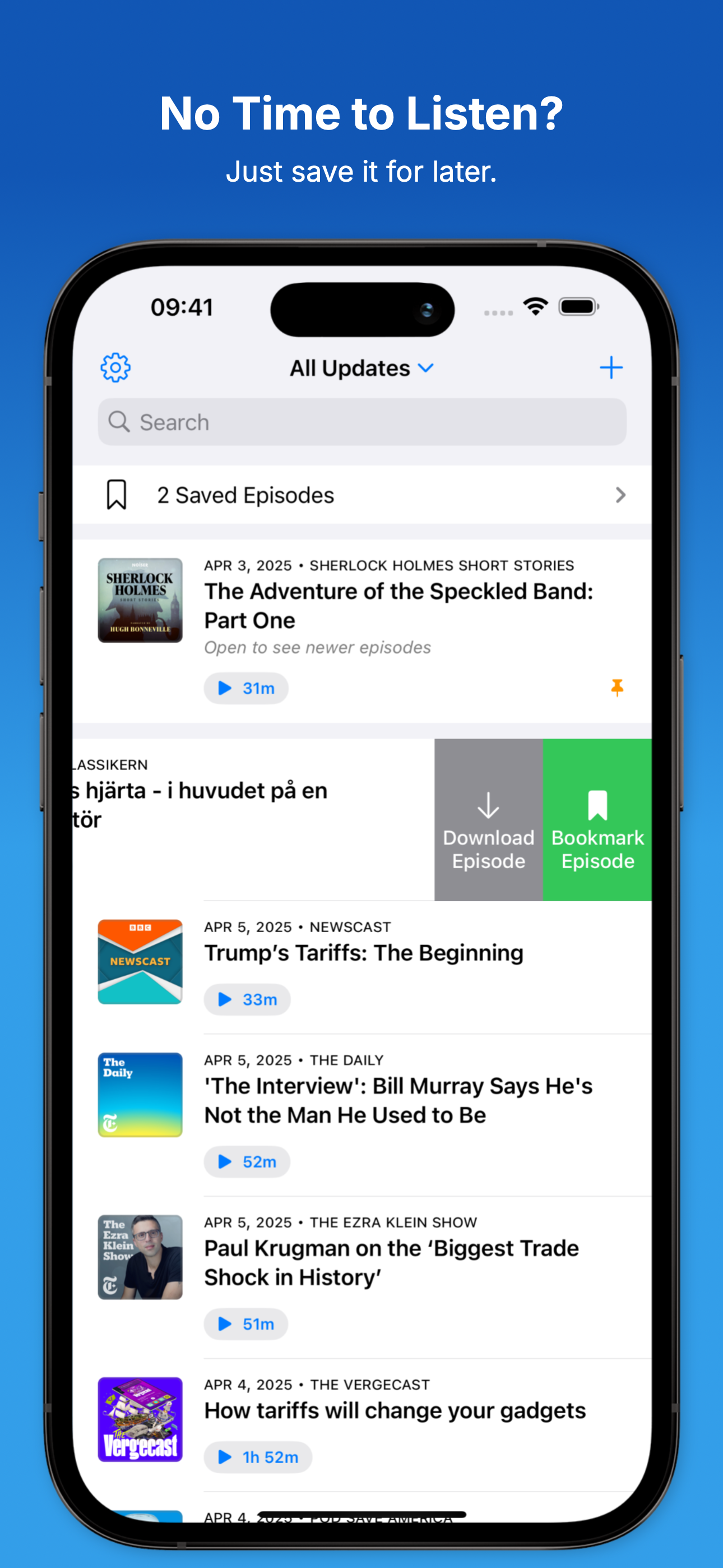 Updates: Podcast -Player Medien 3