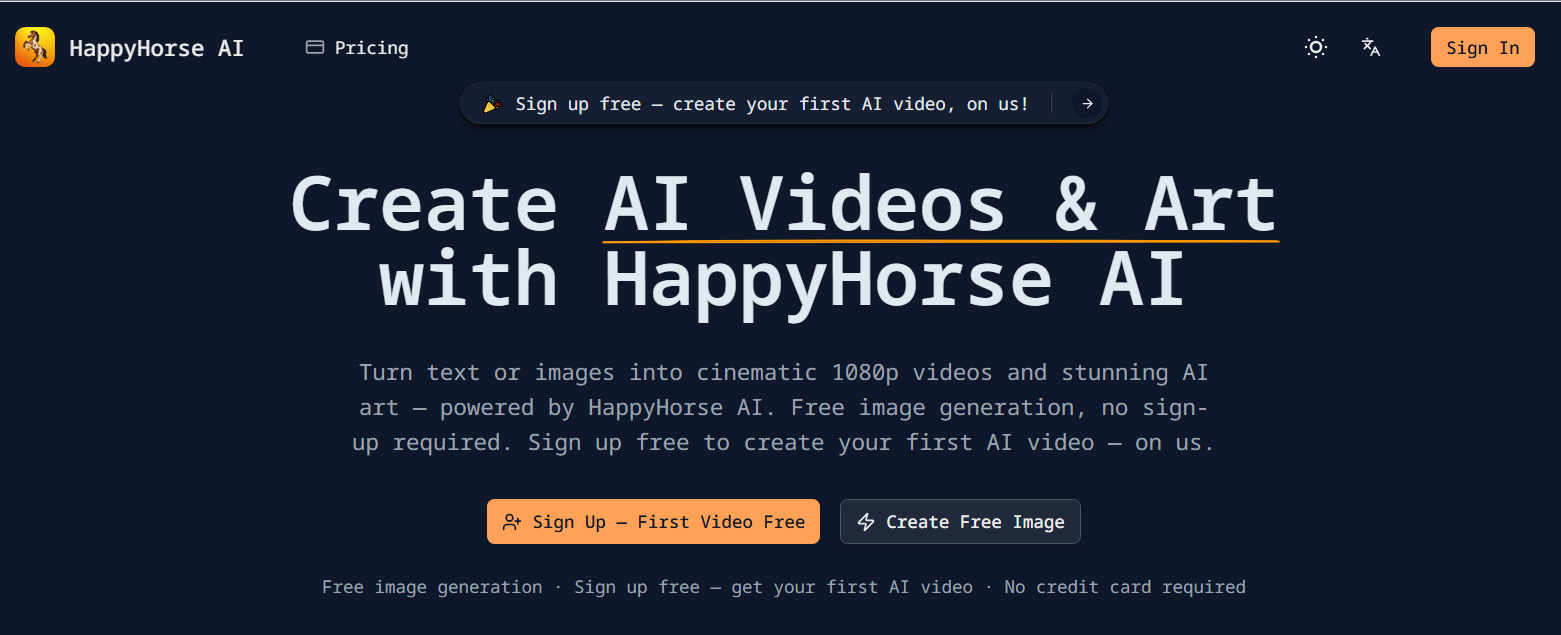 HappyHorse AI gallery image