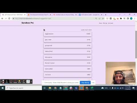 GPT3 Keyword Tool by Sandbox SEO  gallery image