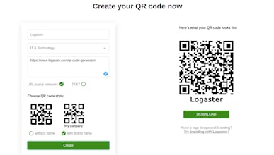 QR Code Generator by Logaster gallery image