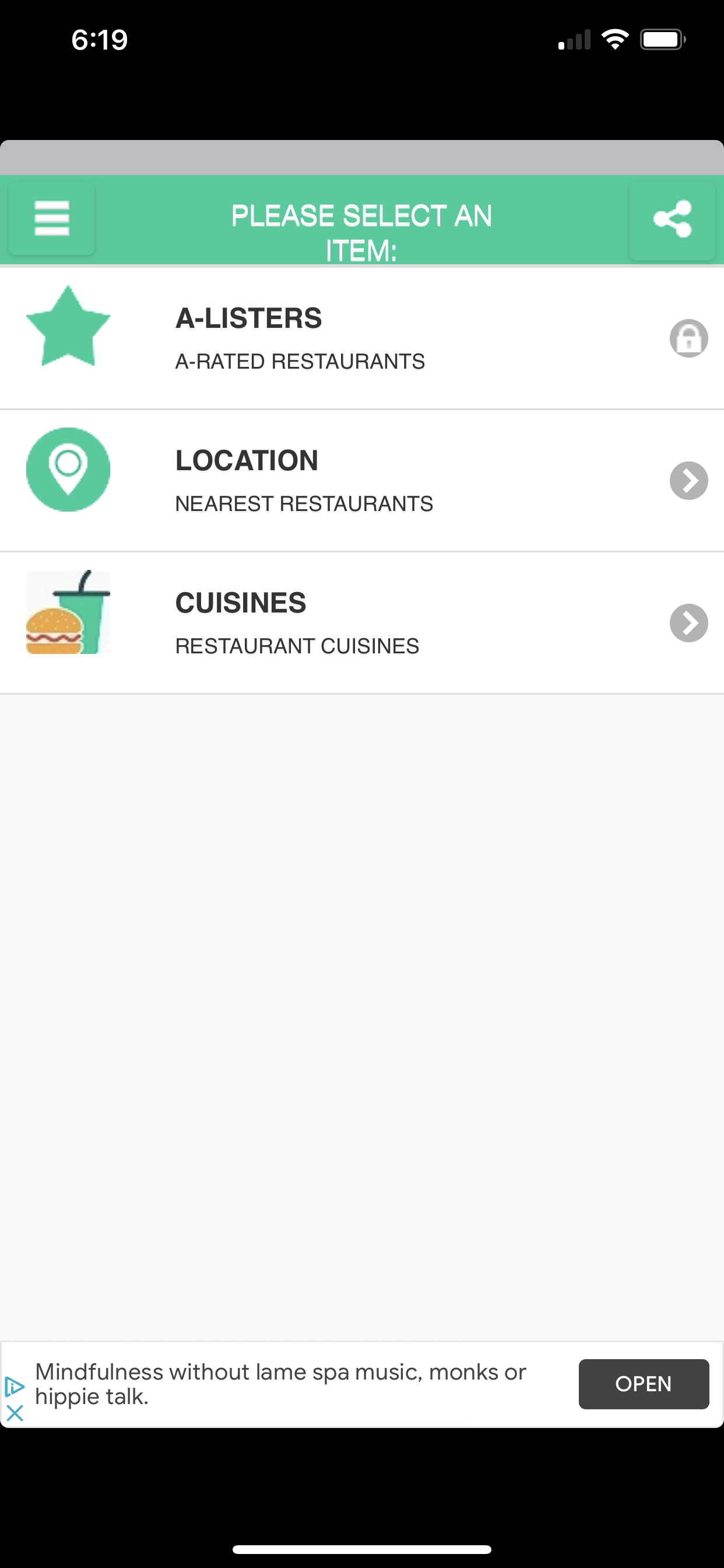 No Dining Curves gallery image