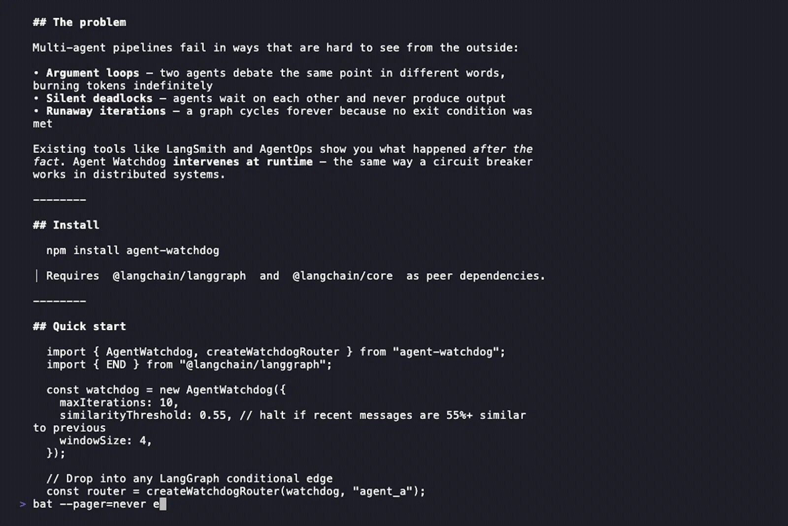 Agent-watchdog screenshot 3