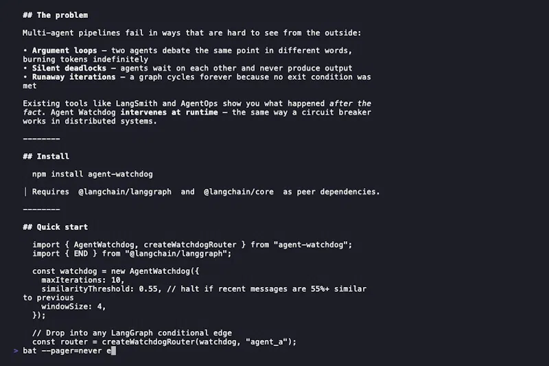 Agent-watchdog screenshot 3