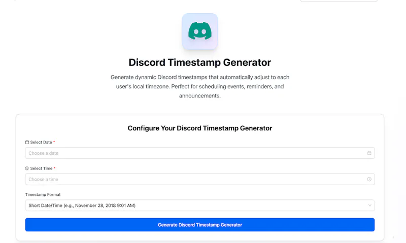 Generator Website screenshot 2