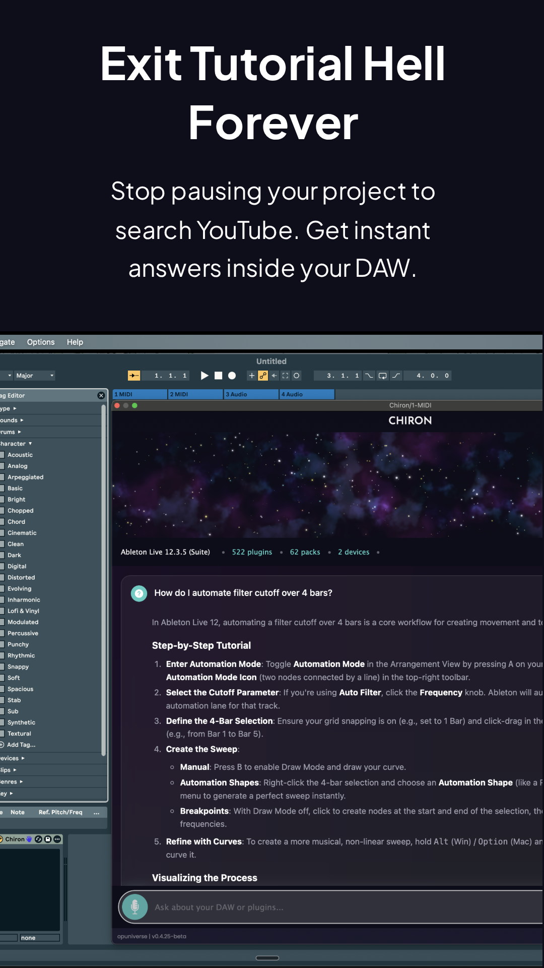 Chiron - Screenshot 2 showing product features and functionality
