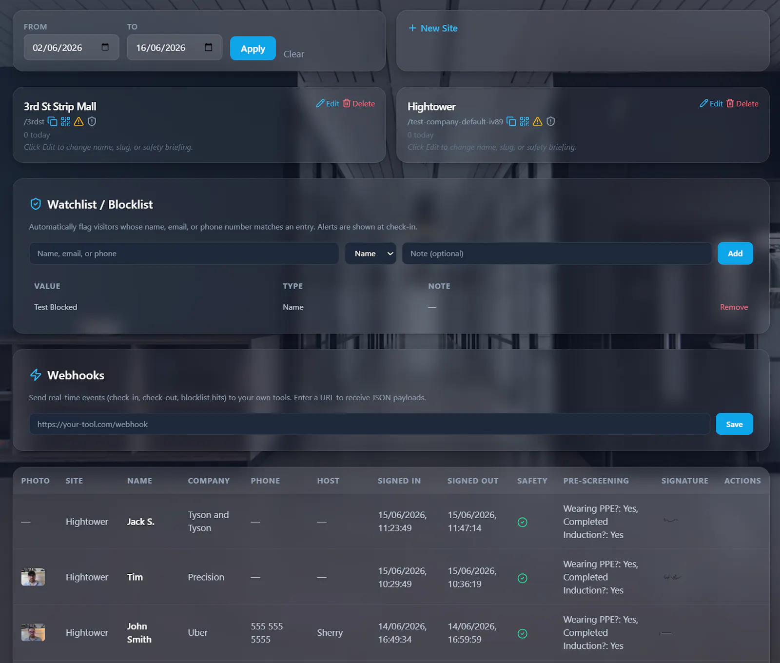 SiteSafe screenshot 7