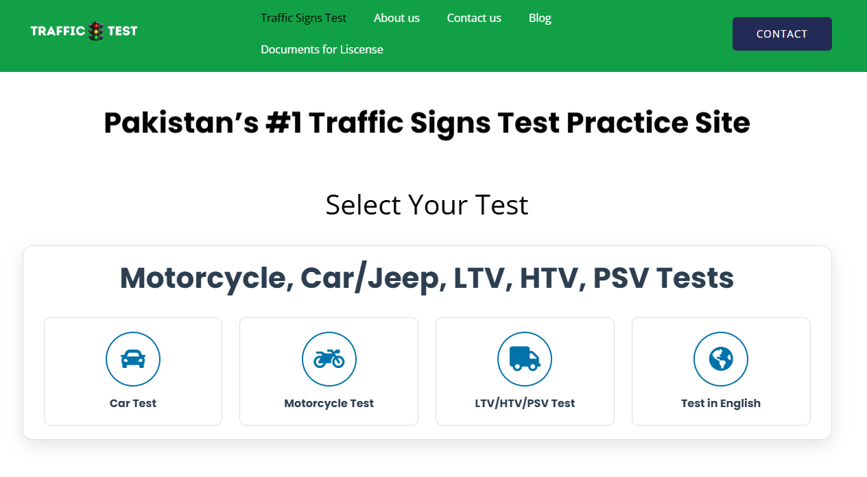 Traffic Signs Test