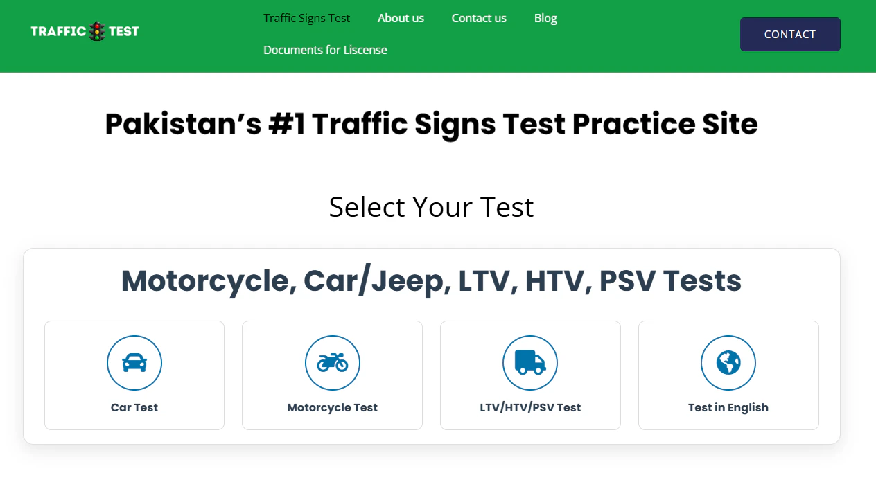 Traffic Signs Test