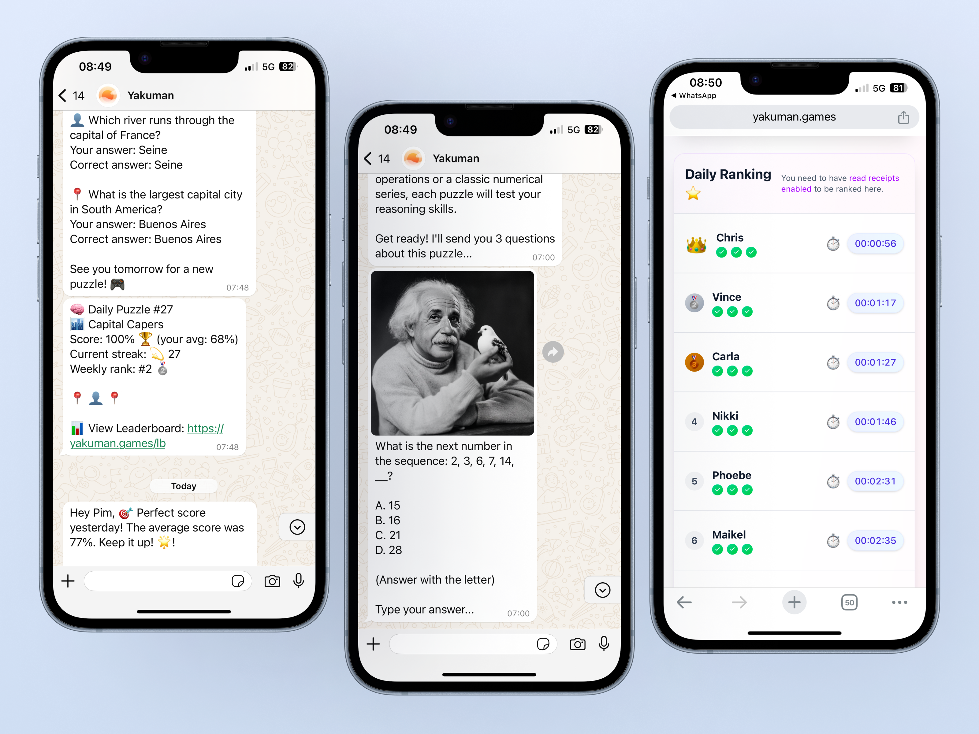 到水 - 参与WhatsApp的每日游戏媒体2