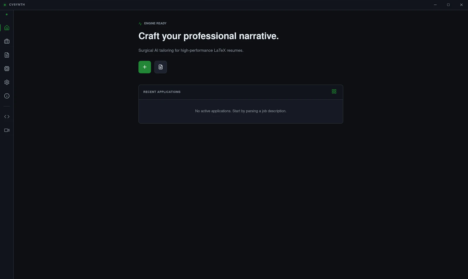 CVSynth screenshot 2