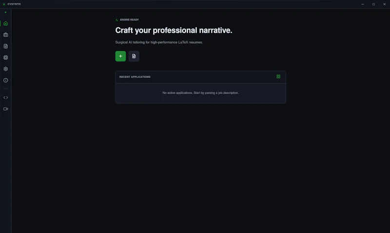 CVSynth screenshot 2
