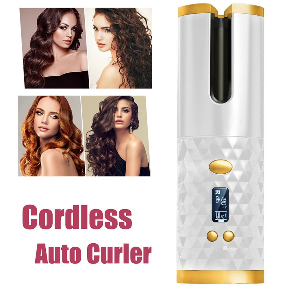 Cordless Auto USB Hair Curler