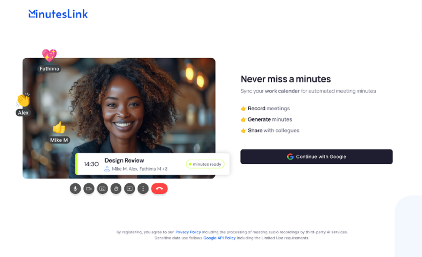 MinutesLink gallery image