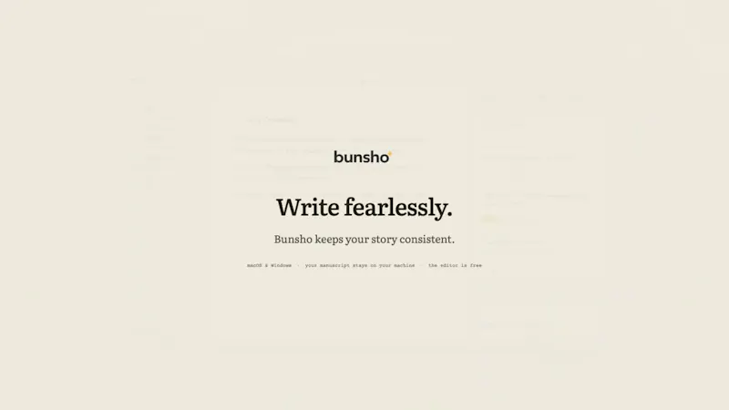 Bunsho screenshot 1 (video preview)