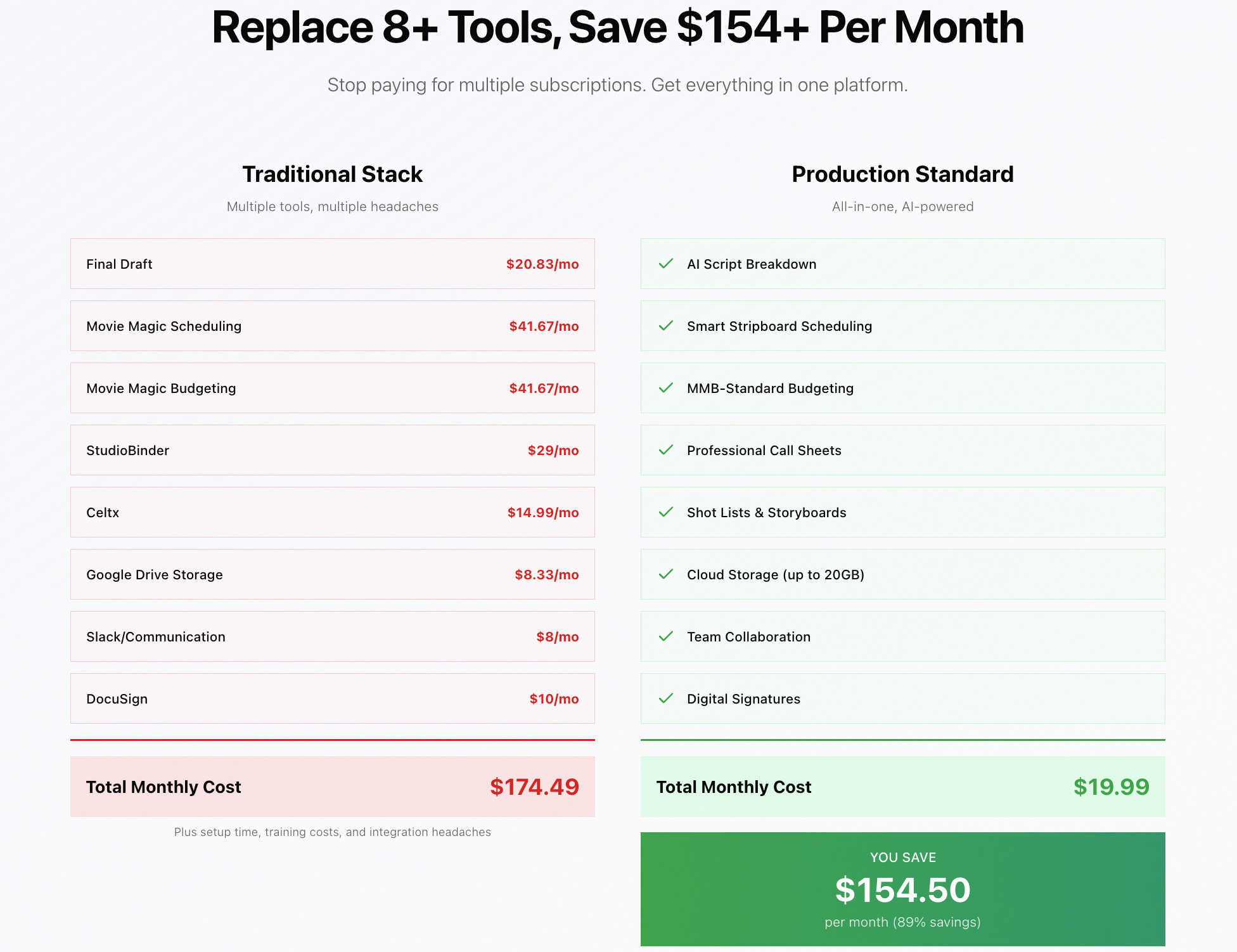 Production Standard - Screenshot 2 showing product features and functionality
