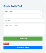 Trello Task Creator gallery image