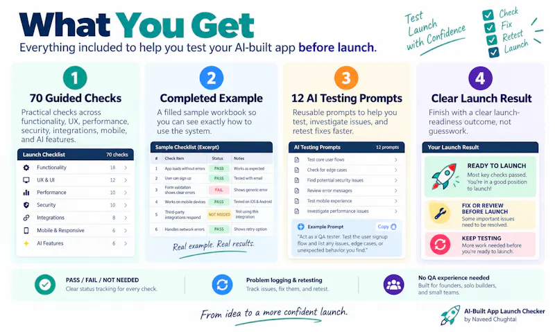 AI-Built App Launch Checker screenshot 3