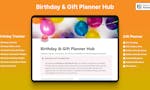 Birthday & Gift Planner Hub image