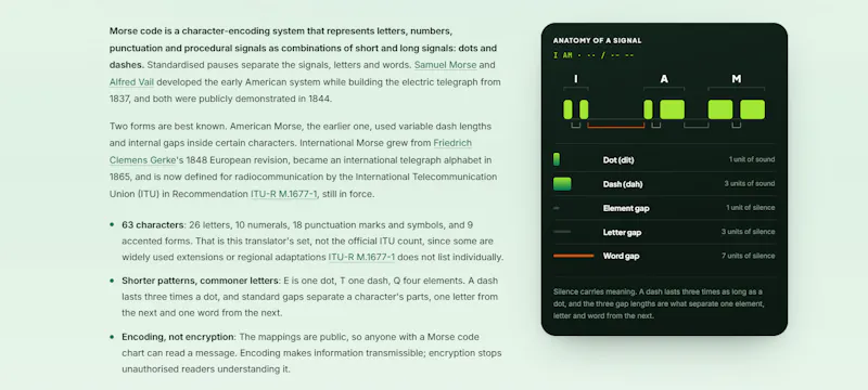 Morse Code Translator Pro screenshot 2