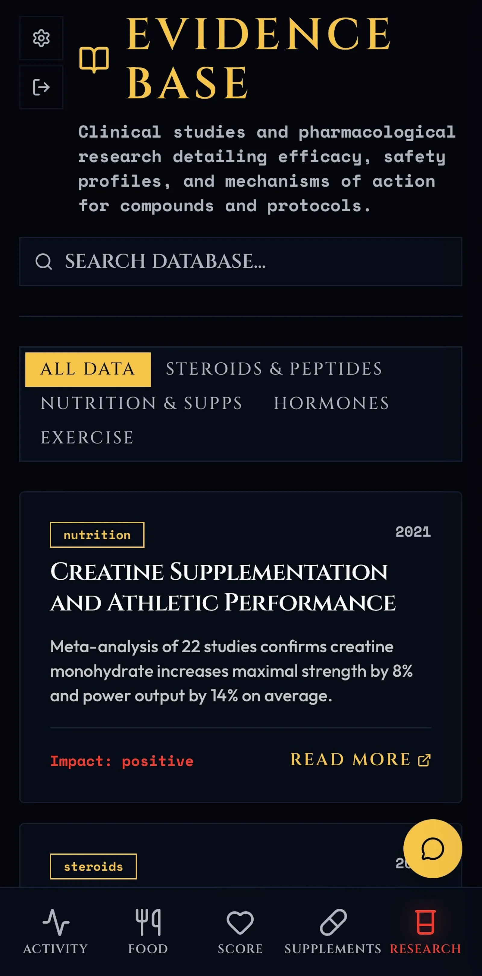 Arete fitness screenshot 5