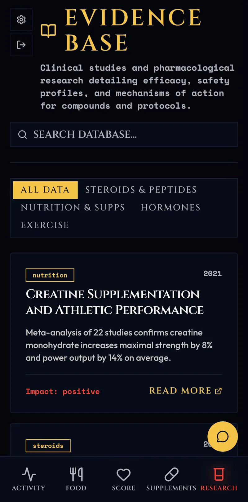 Arete fitness screenshot 5