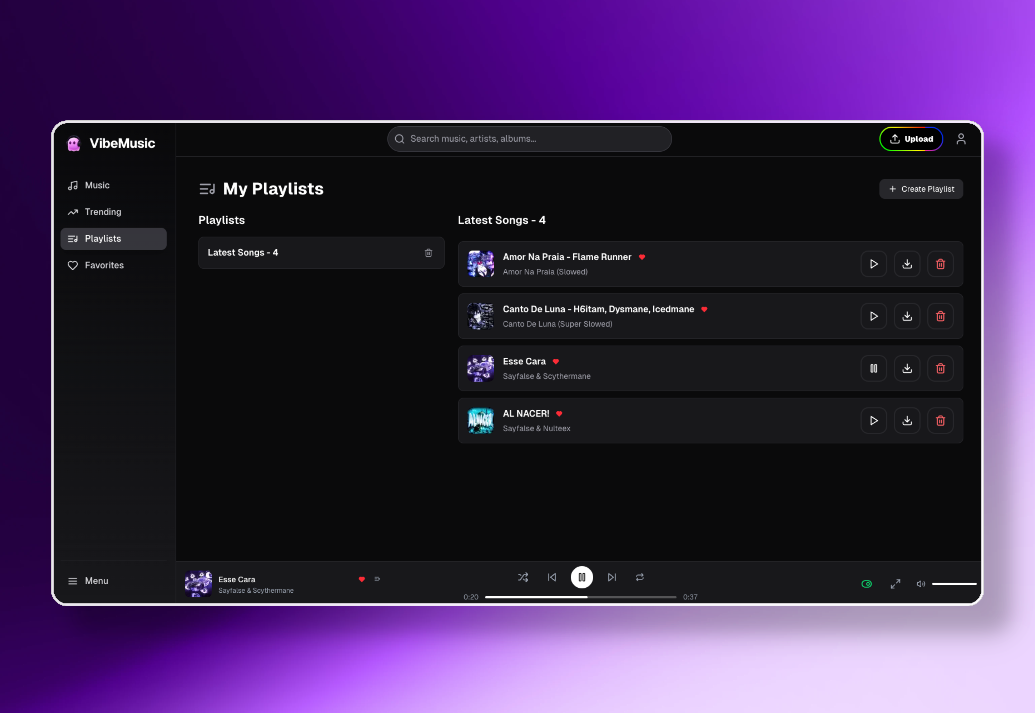 Vibemusic - リールがバイラルになるオーディオメディア4