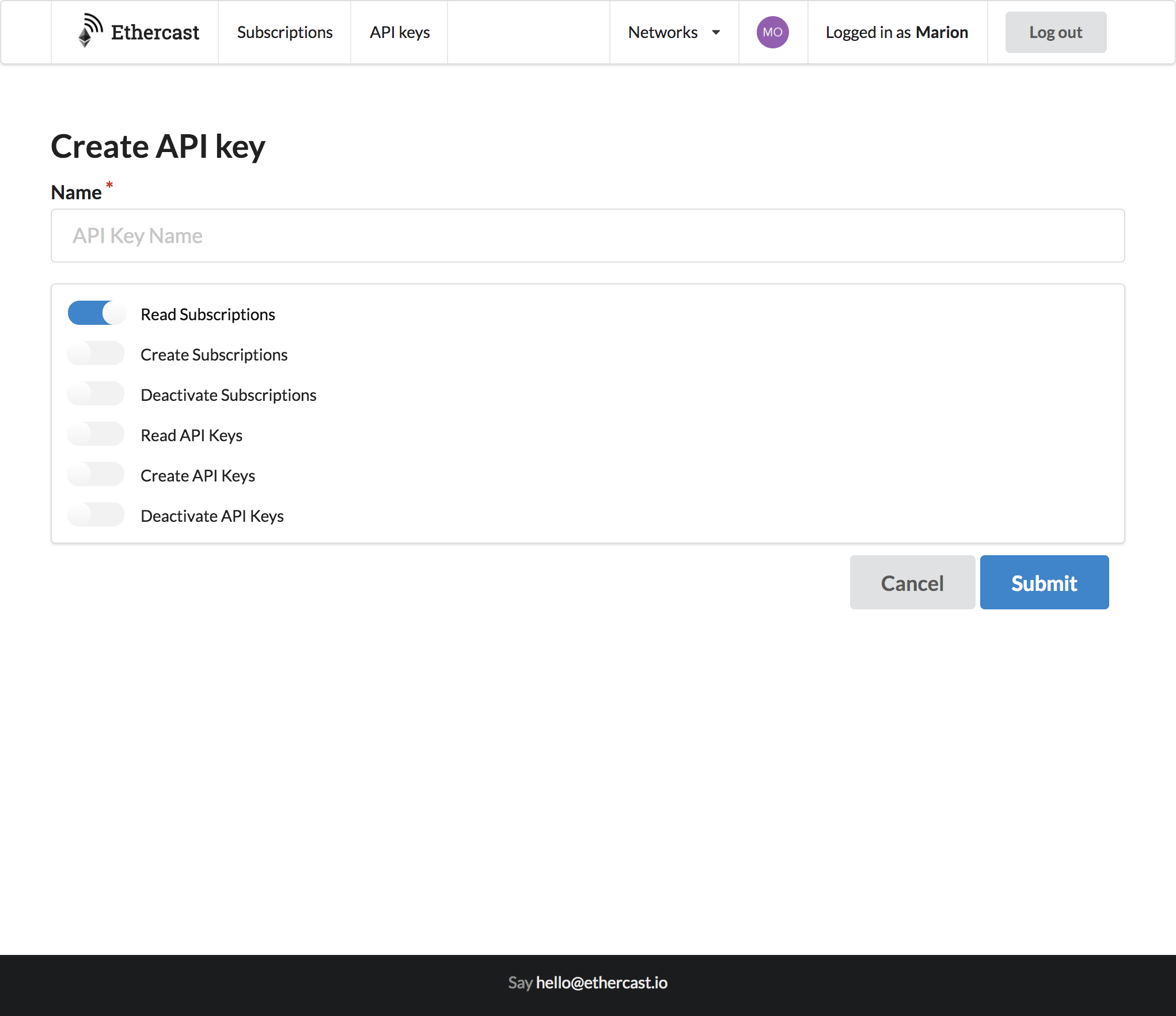 Ethercast gallery image