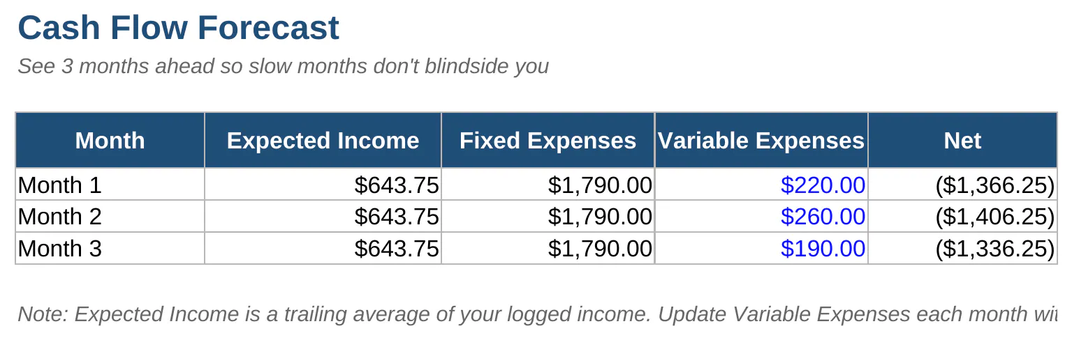 Freelancer Finance Tracker gallery image