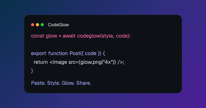 CodeGlow screenshot 1
