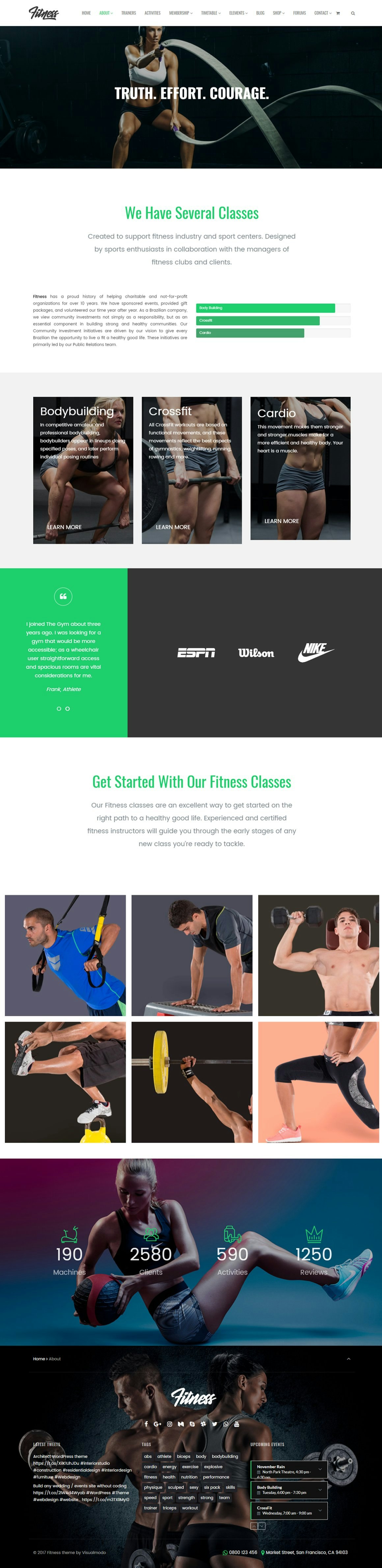 Fitness WordPress Theme media 3