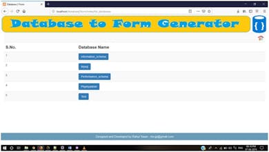 Database2form gallery image