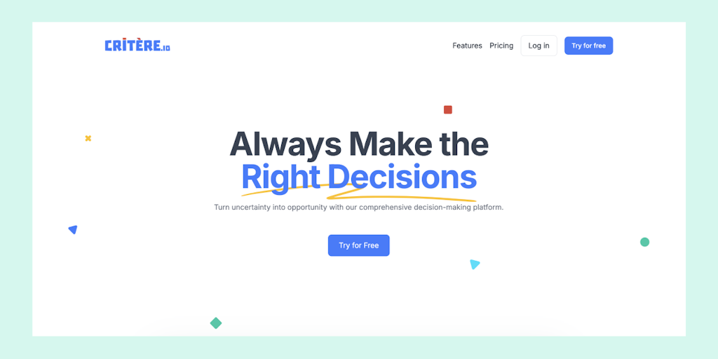 Critère.io