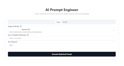 Ai Optimized Prompt Generator gallery image