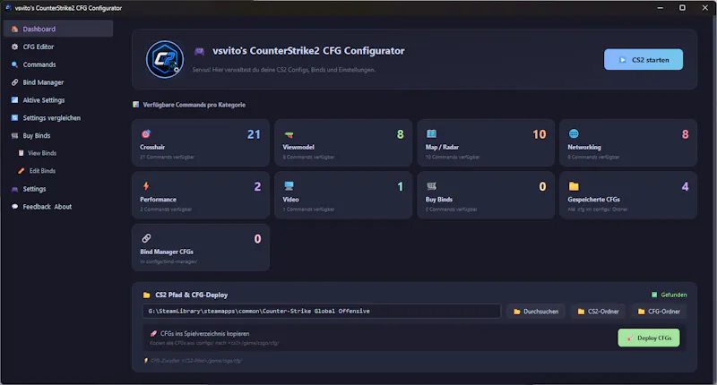 CS2 CFG Configurator screenshot 2