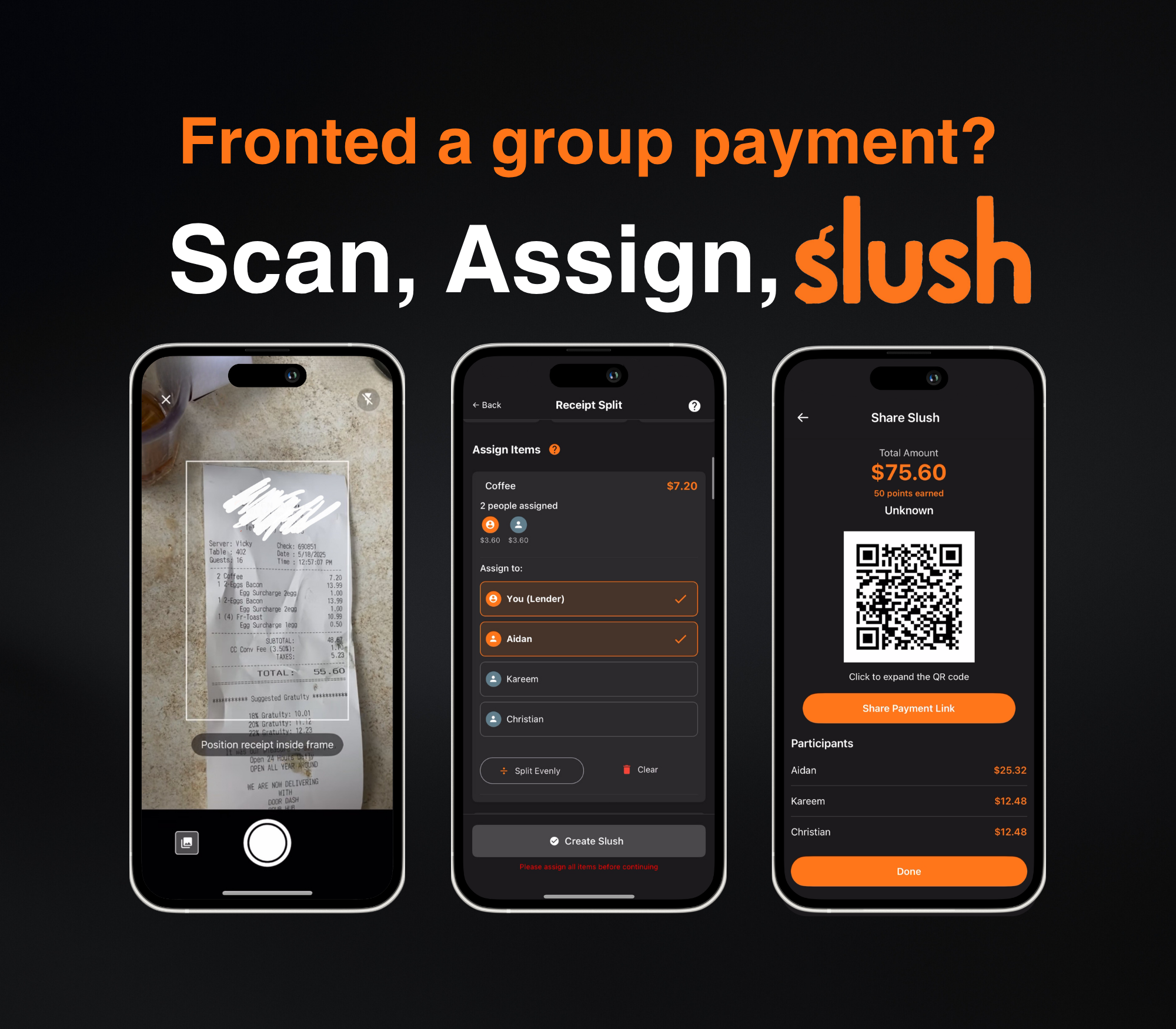 Slush-集体付款变得容易 - 该应用程序适用于领先法案的人，并期望结果。媒体4