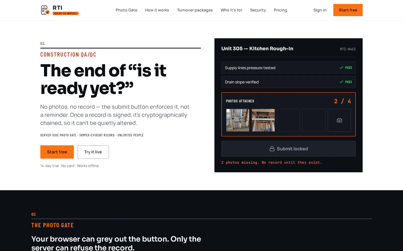 RTI — Ready-to-Inspect screenshot 2