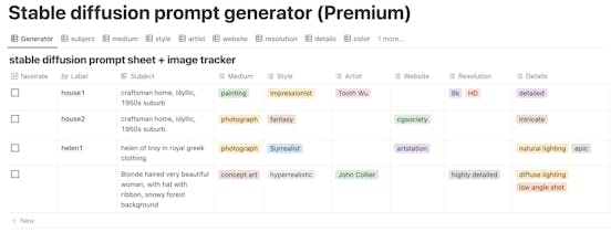 Prompt Builder for Stable Diffusion gallery image