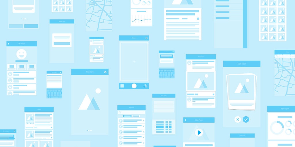 Mobile Wireframe Kit Image