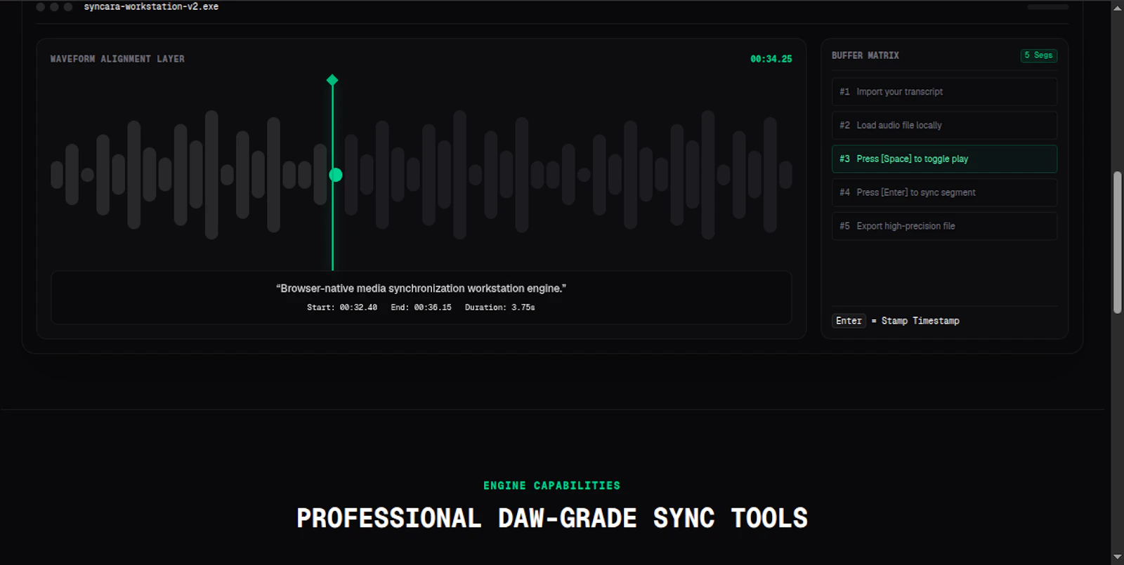 Syncara screenshot 1