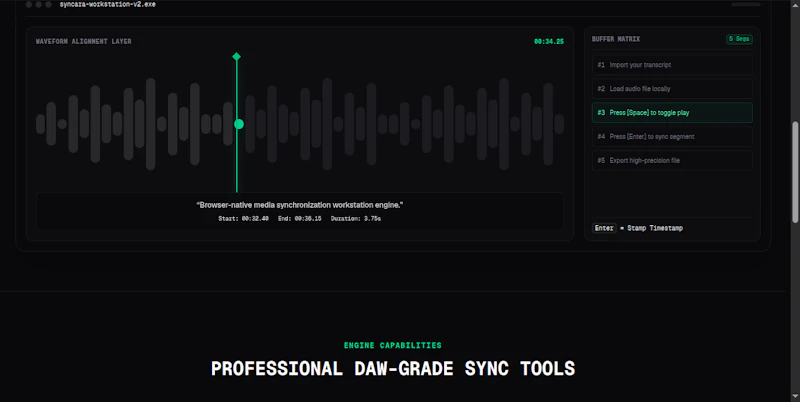 Syncara screenshot 1