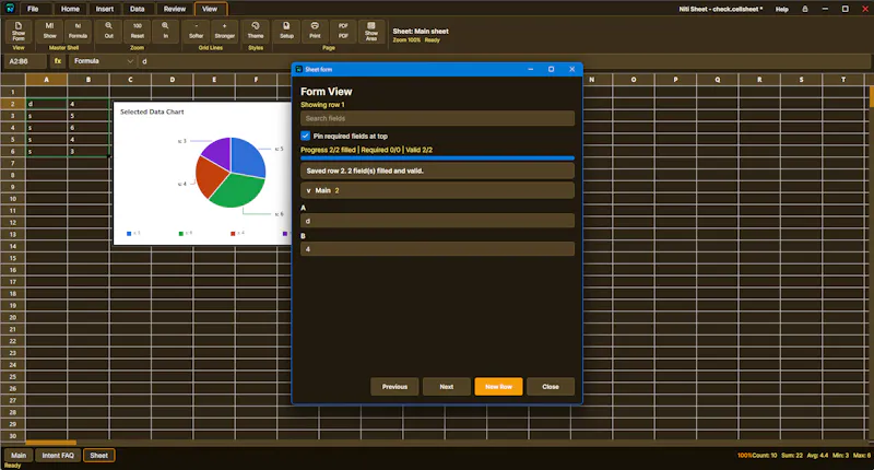Niti sheet screenshot 5