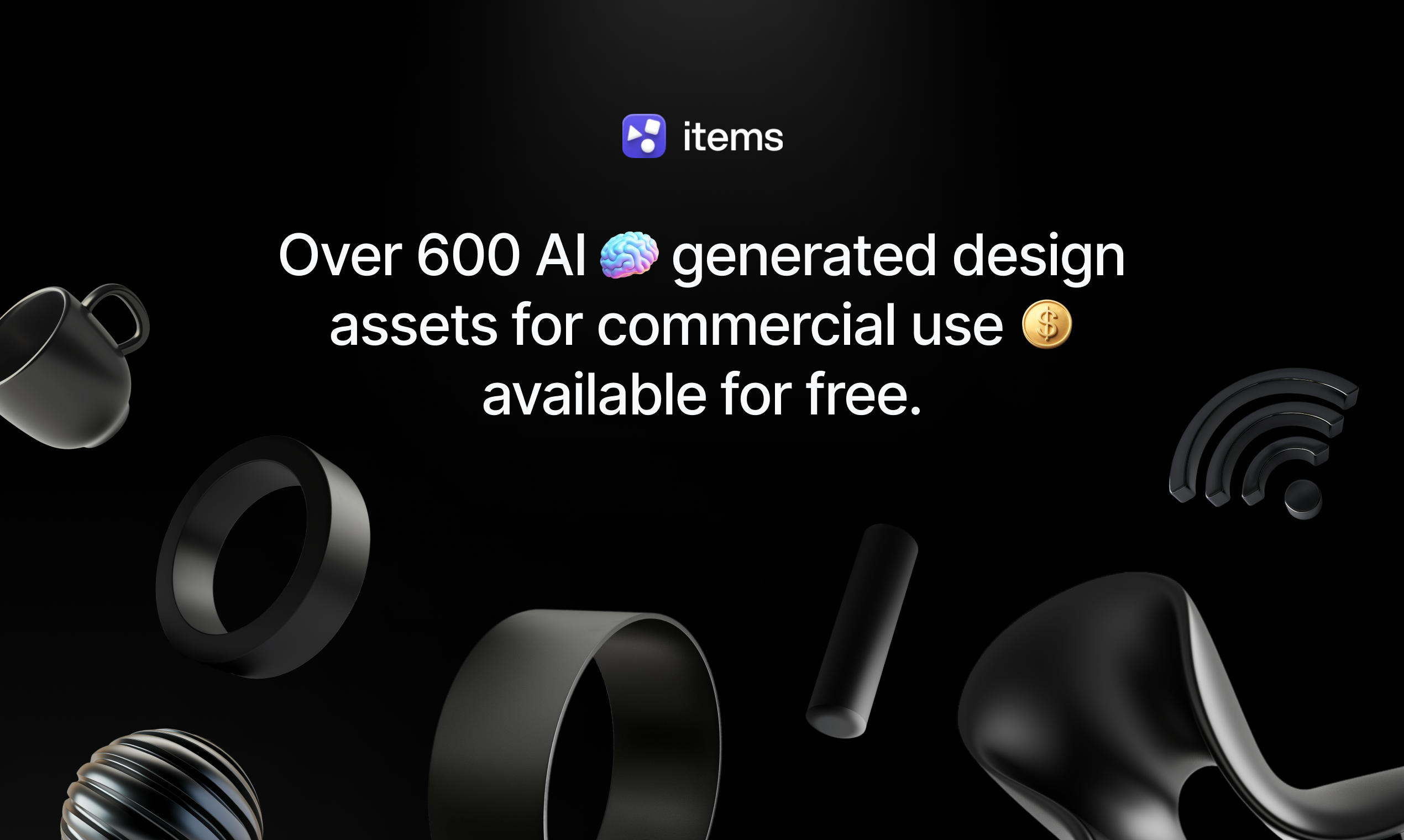 startuptile Items Design-Free AI generated design assets