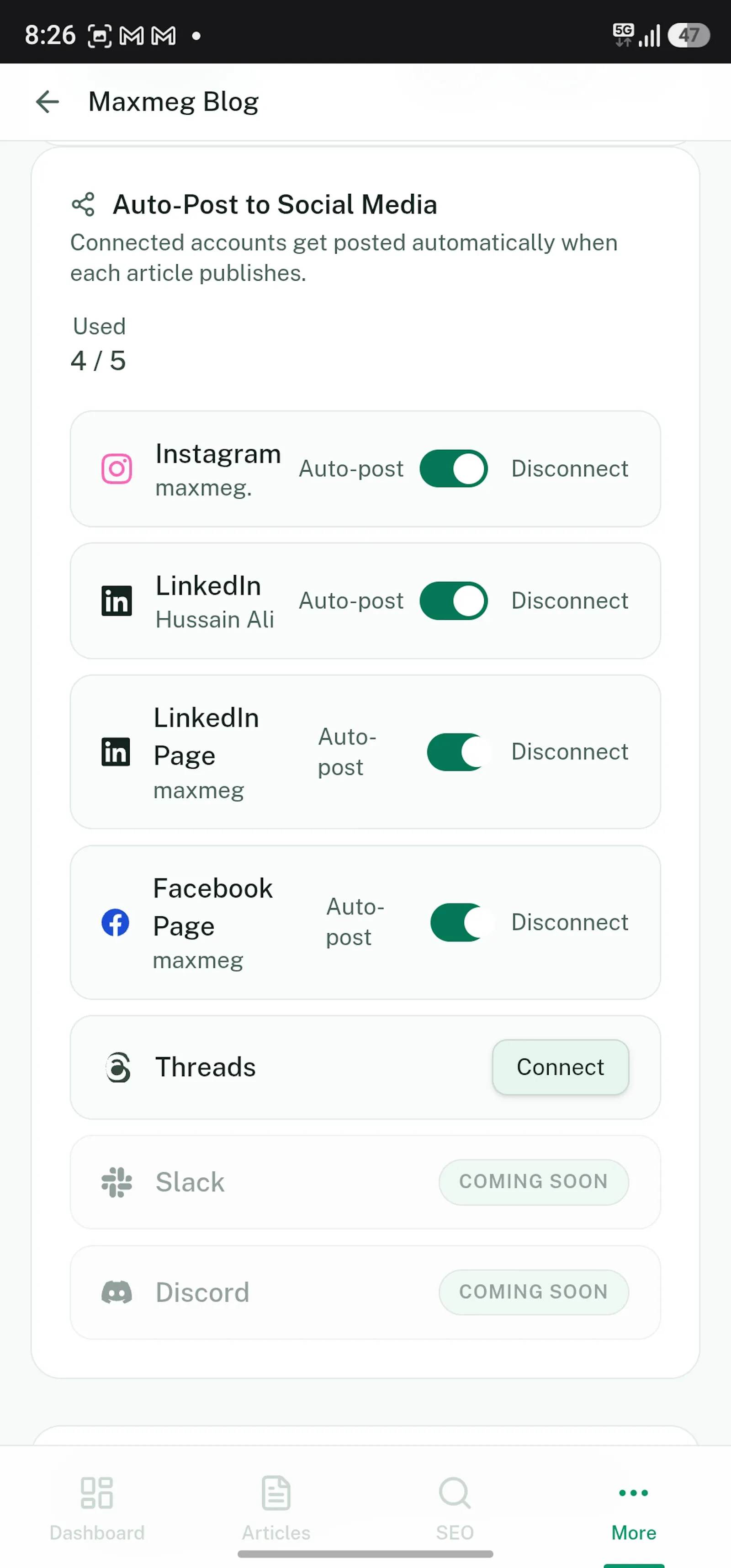 maxmeg. screenshot 2
